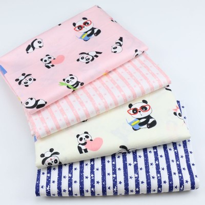 Cartoon Panda Cloth Children's Cotton Bedding Twill Kindergarten Baby Cotton Clothes Pure Cotton Fabric